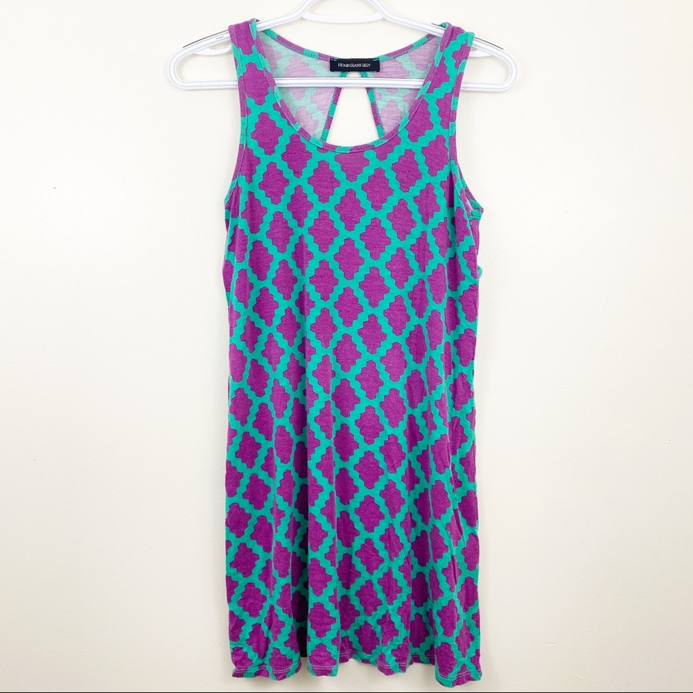 Hourglass Lilly Geometric Shift Dress Size XS - Picture 3 of 4